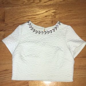 Mint crop top